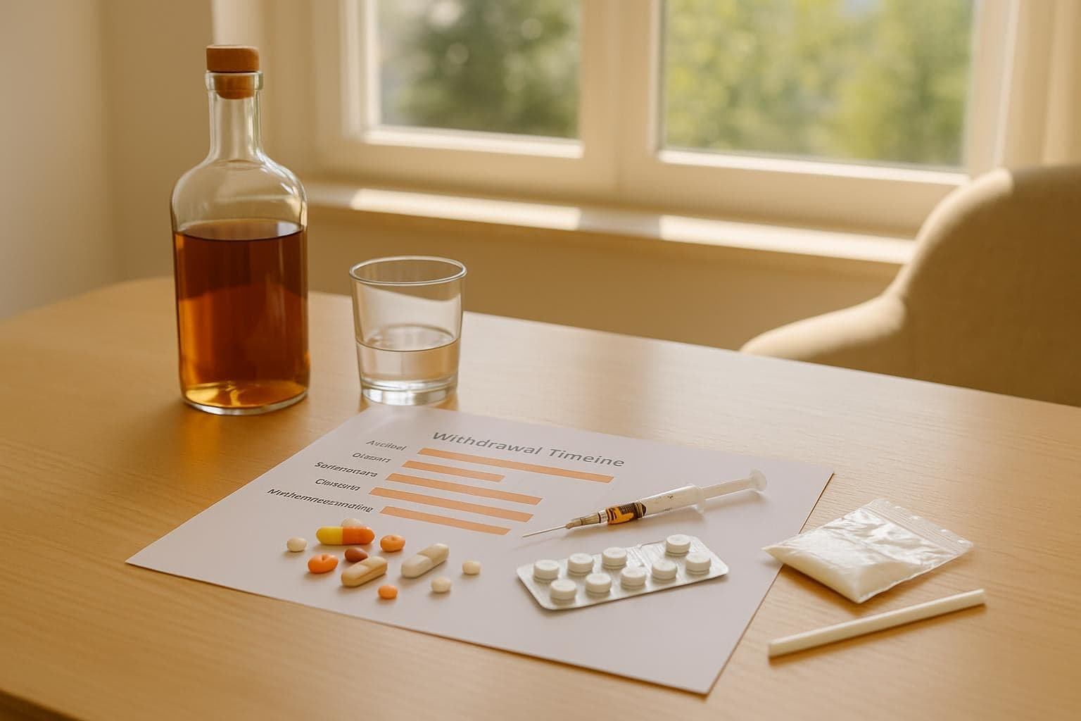 Withdrawal Symptoms & Timelines by Substance